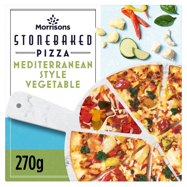 Morrisons 10" Mediterranean Style Vegetable Pizza 260g