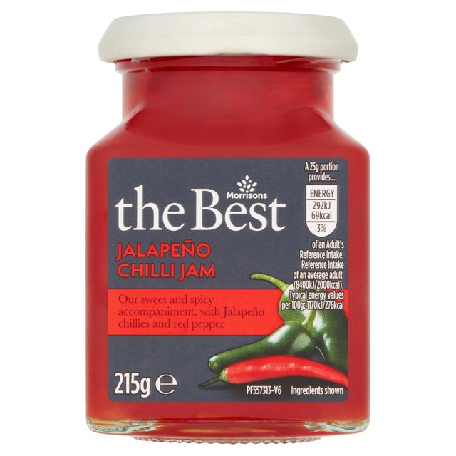 Morrisons The Best Jalapeno Chilli Jam Chutney 215g