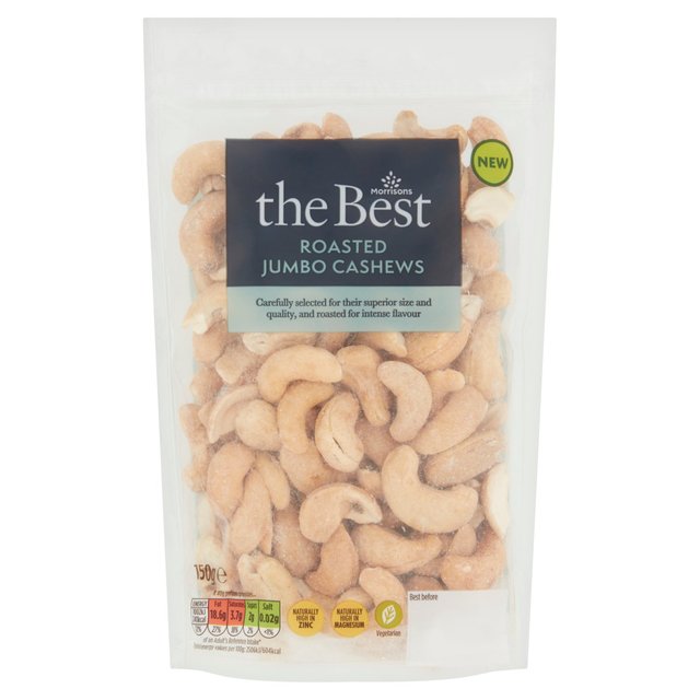 Morrisons The Best Roasted Jumbo Cashews 150g