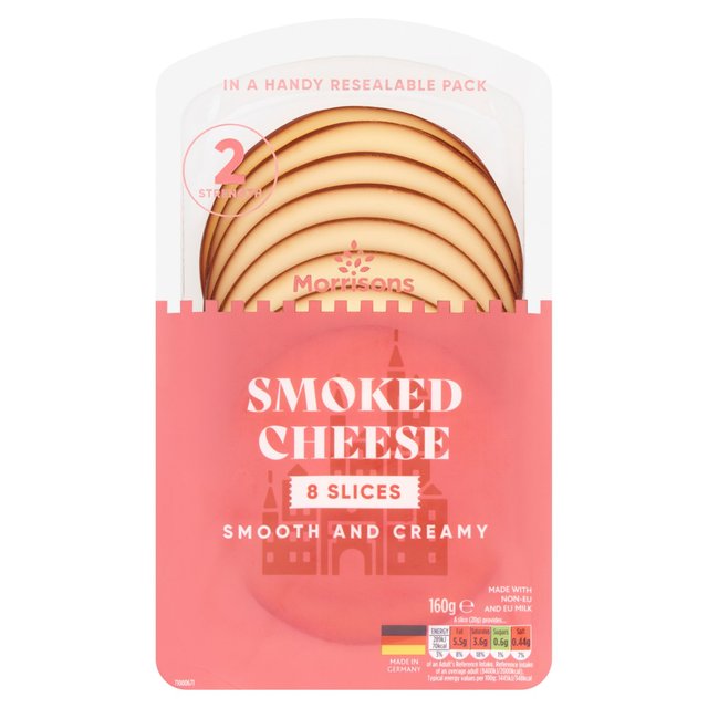 Morrisons Smoked Cheese Slices 160g