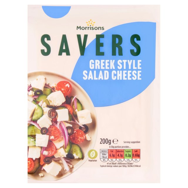 Morrisons Savers Greek Style Salad Cheese 200g