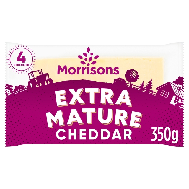 Morrisons Extra Mature Cheddar 350g