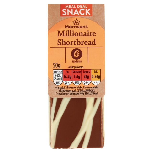 Morrisons Millionaire Shortbread Bar 50g