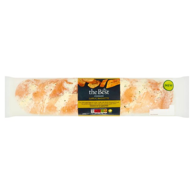 Morrisons The Best Stone Baked Garlic Baguette 