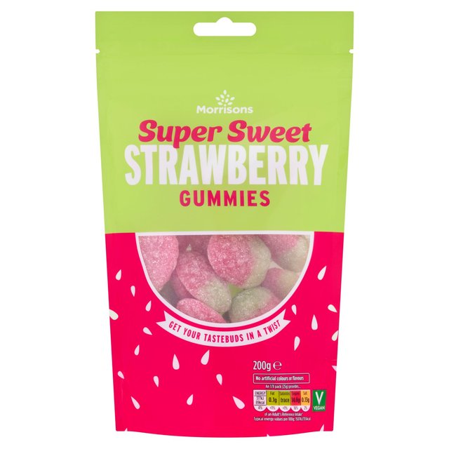 Morrisons Vegan Strawberry Jellies  200g