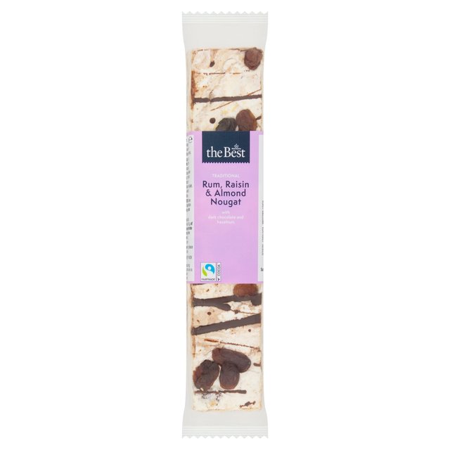 Morrisons The Best Rum Raisin Nougat 100g