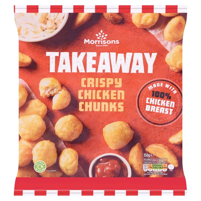 Morrisons Takeaway Battered Chicken Chunks 350g