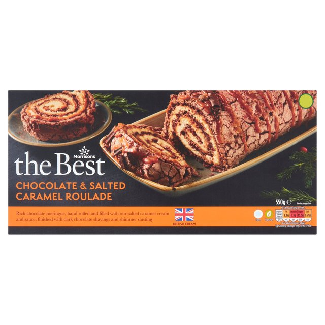 Morrisons The Best Salted Caramel Chocolate Roulade  550g