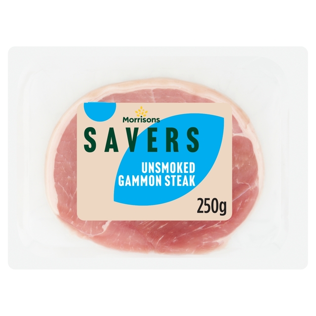 Morrisons Savers Unsmoked Gammon Steak 250g