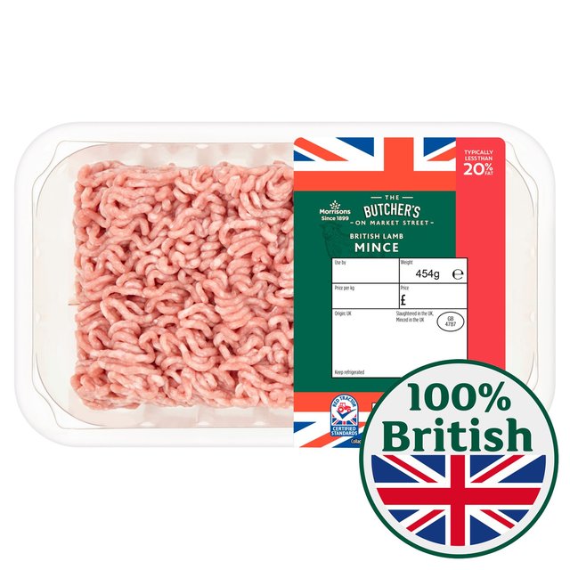 Morrisons  British Minced Lamb  454g