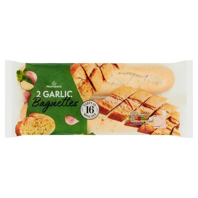 Morrisons Garlic Baguettes Twin Pack  420g