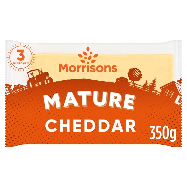 Morrisons Mature Cheddar Cheese 350g