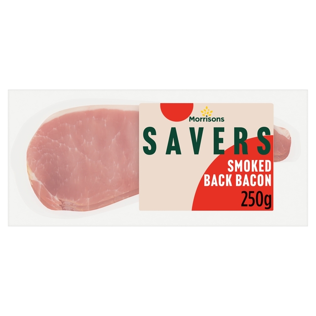 Savers Smoked Back Bacon  250g