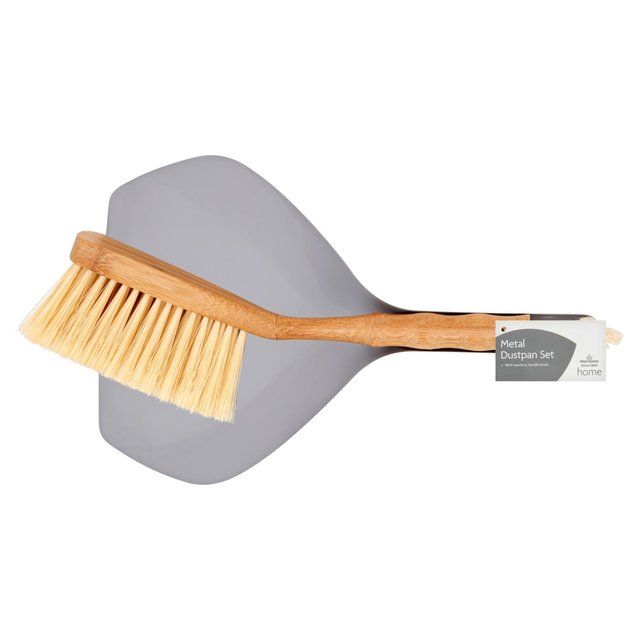 Morrisons Metal Dustpan & Brush 