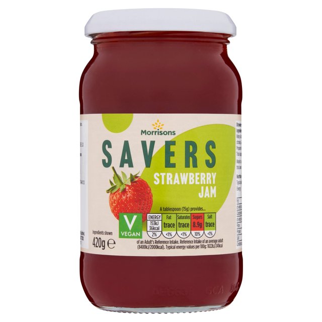 Morrisons Savers Strawberry Jam 420g