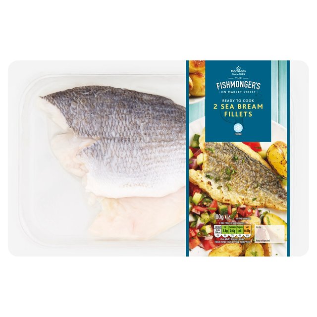 Morrisons Market Street Sea Bream Fillets 180g