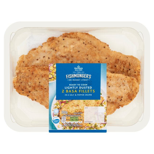 Morrisons Market St Lightly Dusted Basa Fillets 300g