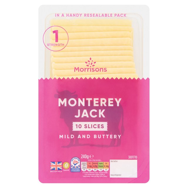 Morrisons Monterey Jack Slices 240g