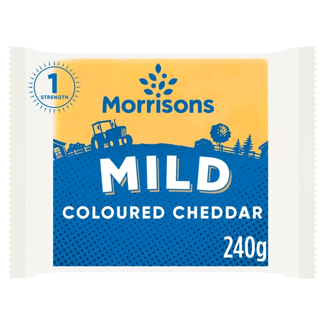 Morrisons Mild Coloured Cheddar 240g