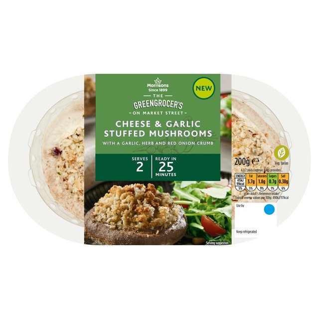 Morrisons Garlic Stuffed Mushrooms 200g