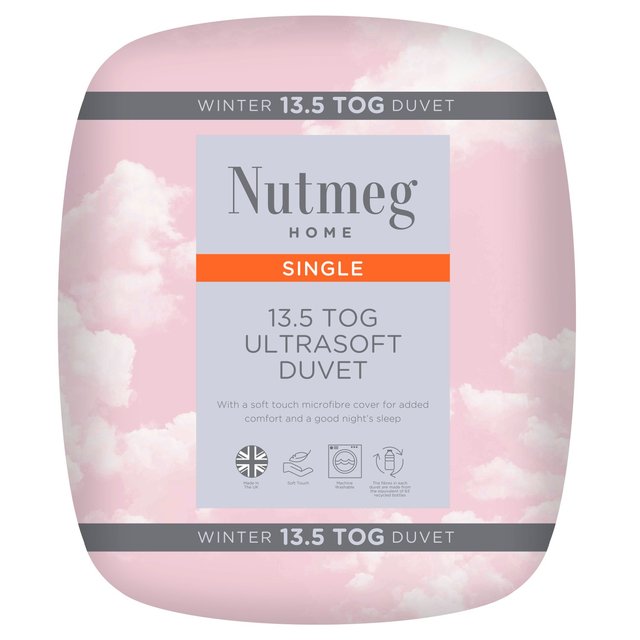 Nutmeg Ultra Soft 13.5 Tog Duvet Single 