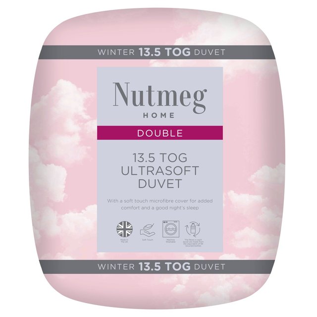 Nutmeg Ultrasoft 13.5 Tog Duvet Double 