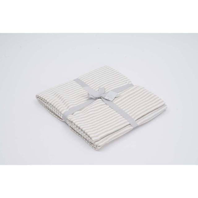 Nutmeg Home Thin Stripe Woven Throw 