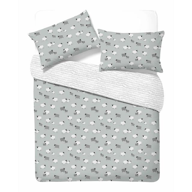 Nutmeg Home Easy Care Sheep Duvet Double 