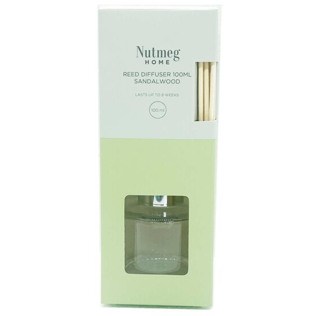 Nutmeg Home Reed Diffuser Sandalwood 100ml