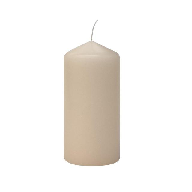 Nutmeg Cream Pillar Candle Medium 