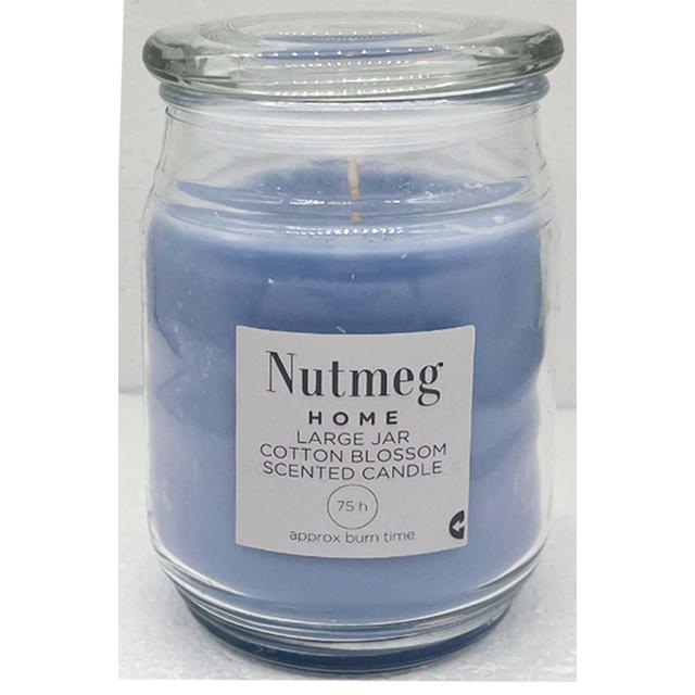 Nutmeg Home Large Jar Cotton Blossom 