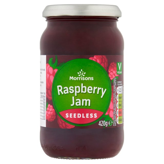 Morrisons Seedless Raspberry Jam 420g