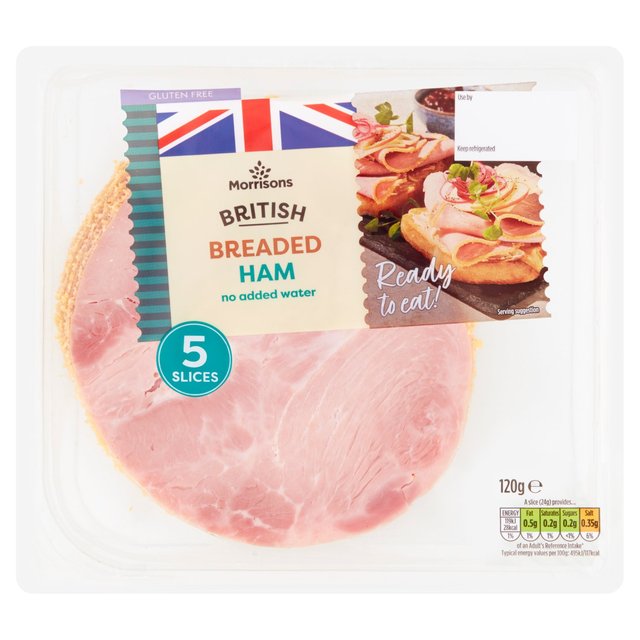 Morrisons British Breaded Ham 120g