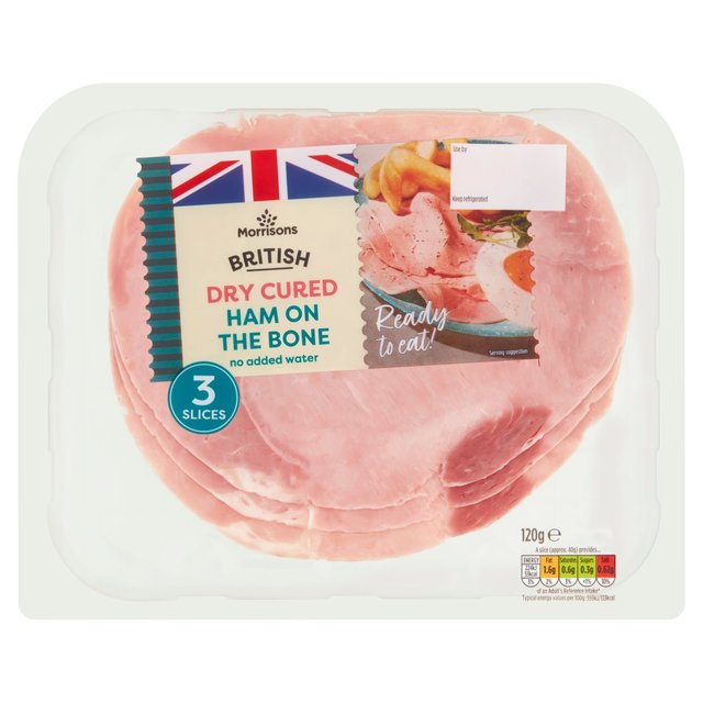 Morrisons British Ham On The Bone 120g