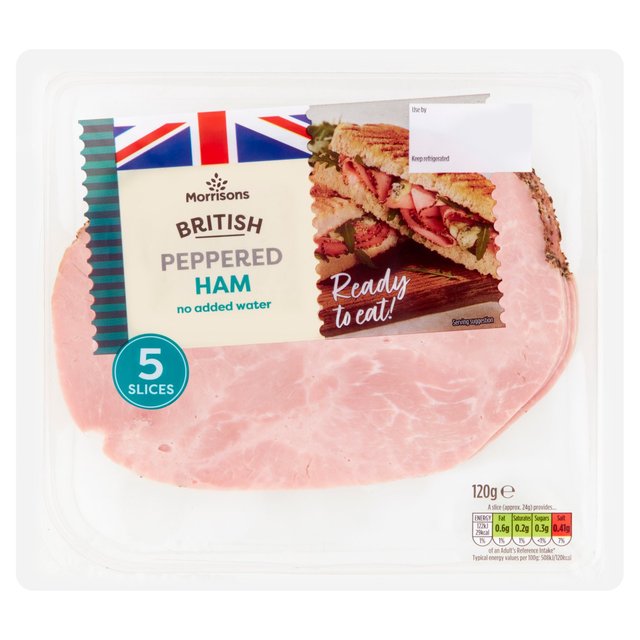 Morrisons British Peppered Ham  120g