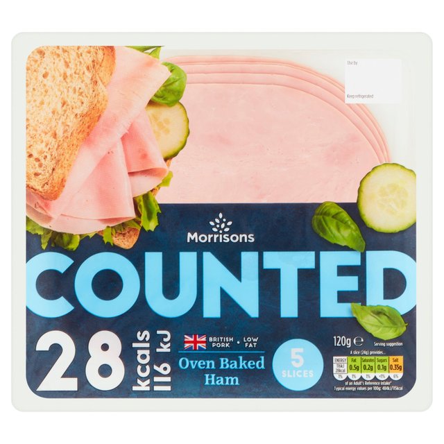 Morrisons British Cooked Ham  120g