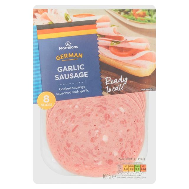 Morrisons Garlic Sausage  100g