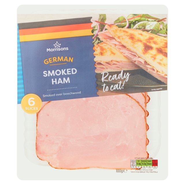 Morrisons German Smoked Ham Slices 100g