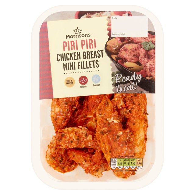 Morrisons Piri Piri Chicken Mini Fillets  160g