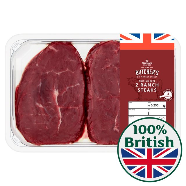 Morrisons Market Street Ranch Steaks 255g