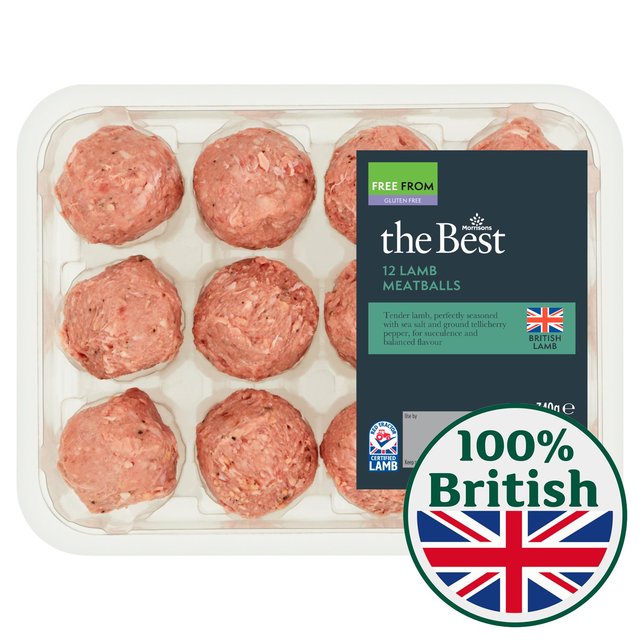 Morrisons The Best Lamb Meatballs 340g