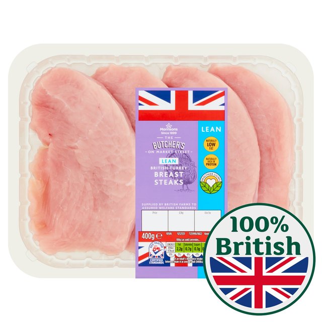 Morrisons Turkey Breast Steaks  400g