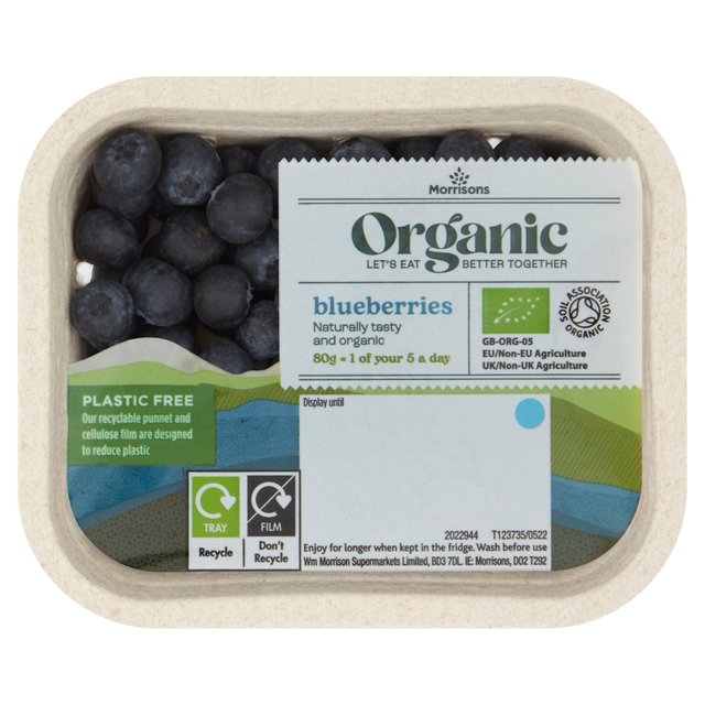 Morrisons Organic Blueberries  125g