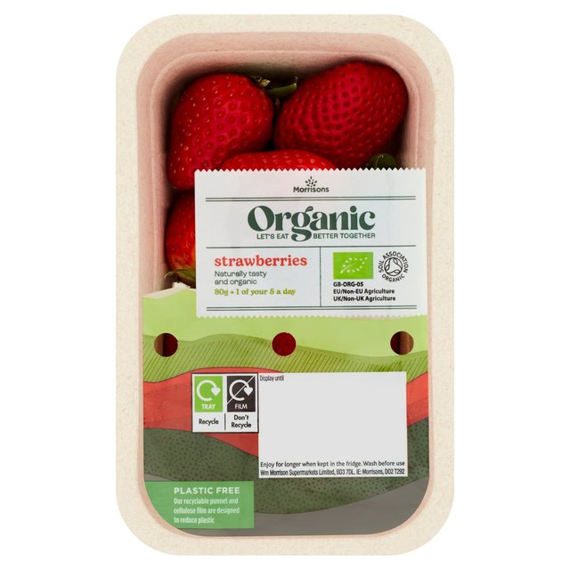 Morrisons Organic Strawberries  225g