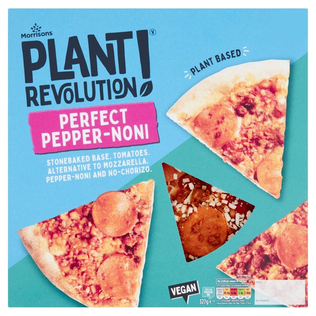 Morrisons Plant Revolution Perfect Pepper Noni Pizza 327g