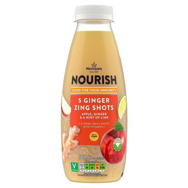 Nourish Good For Immunity Apple And Ginger With A Hint Of Lime 500ml