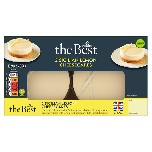 Morrisons The Best Twin Lemon Cheesecake  192g