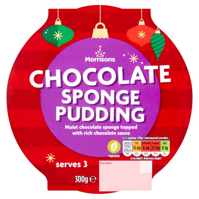 Morrisons Chocolate Sponge Pudding  300g