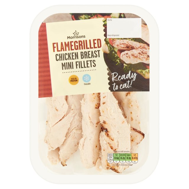 Morrisons Flame Grilled Chicken Mini Fillets  160g