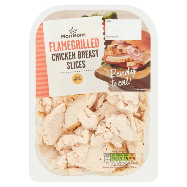 Morrisons Ready To Eat Flame Grilled Chicken Breast Slices 160g